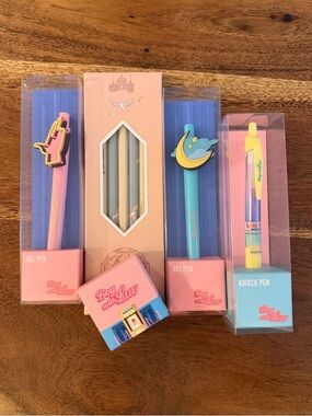 BTS on and Boy with Luv stationary merch